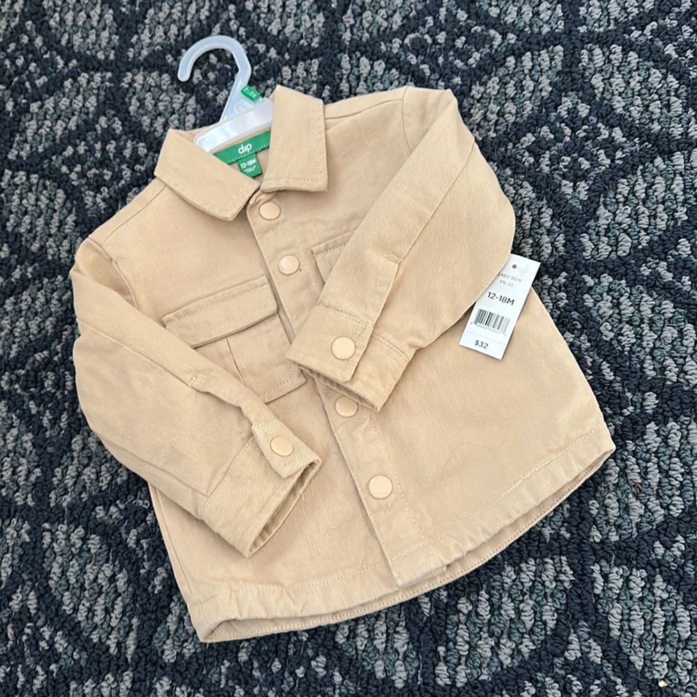 Tan jacket, new with tags